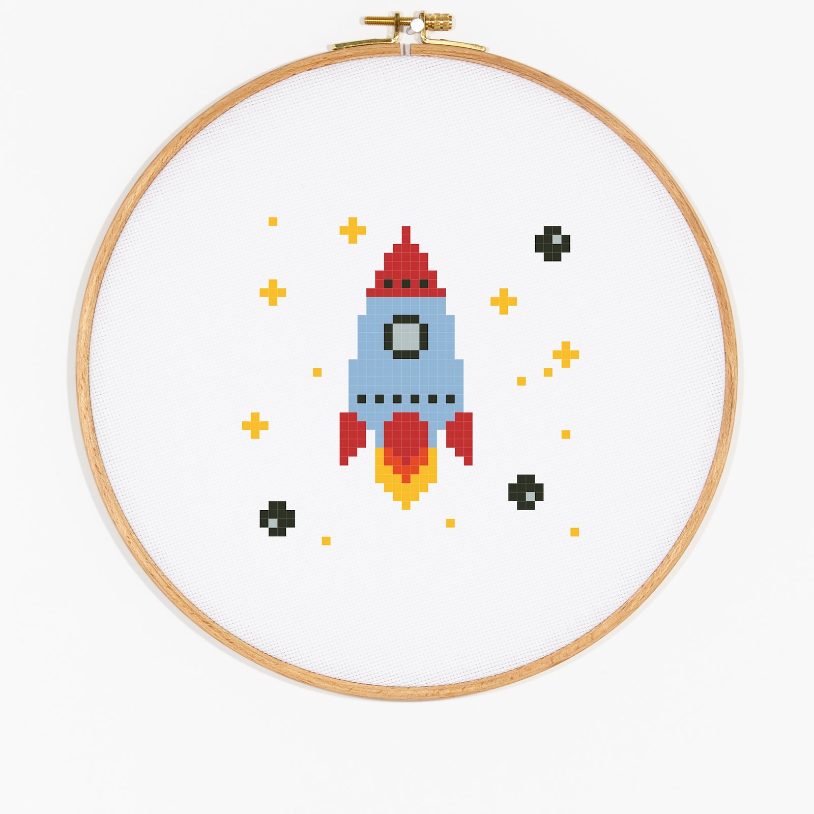 DMC Cross stitch template: Outer Space - Rocket DIY1531_image_d.jpg