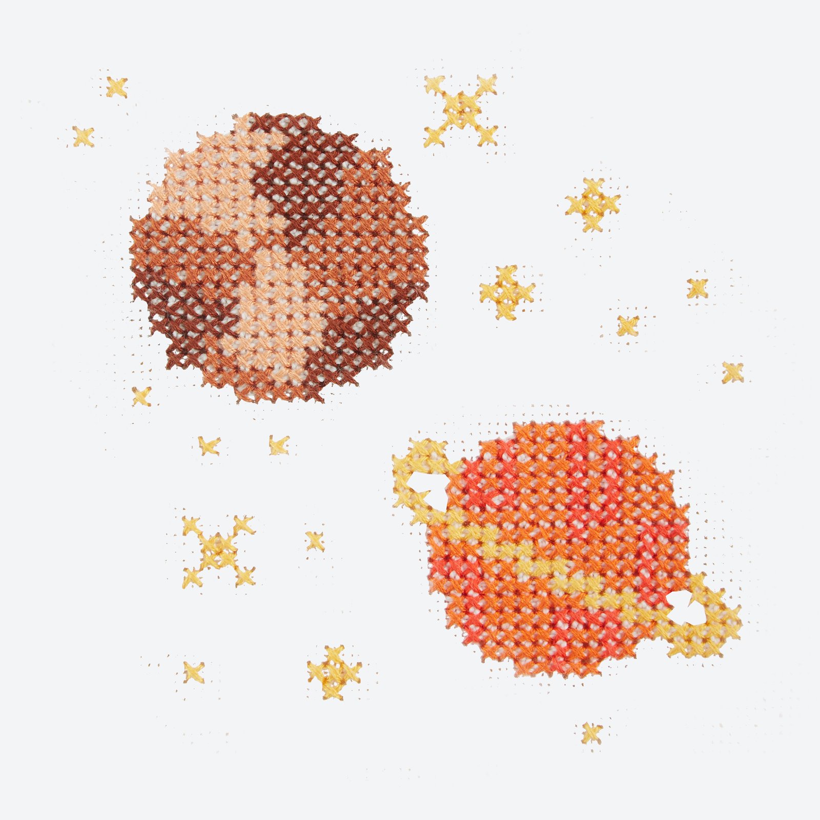 DMC Cross stitch template: Outer Space - Saturn and Jupiter DIY1533_image_b.jpg