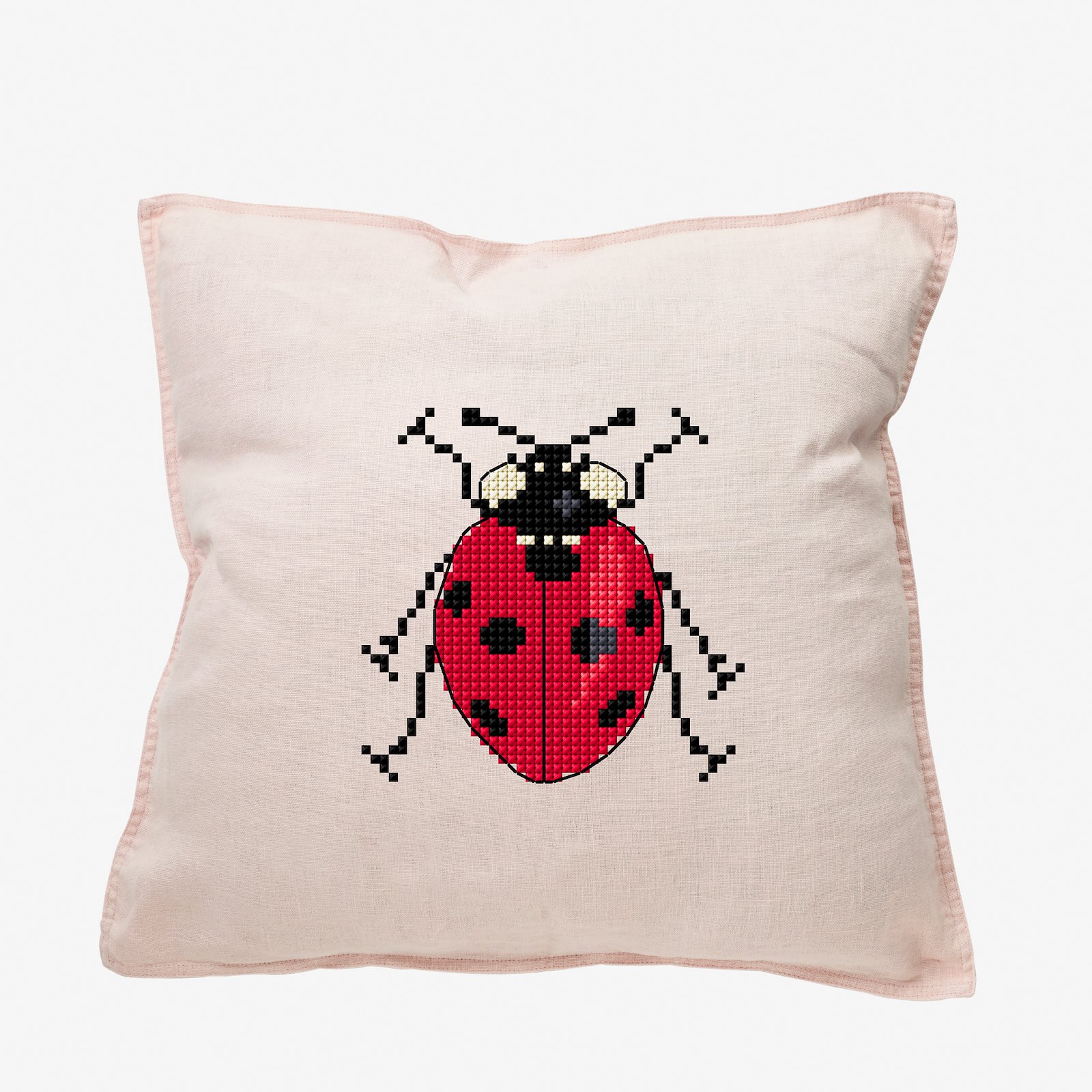 DMC Cross stitch template: Seven spot Ladybird DIY1534_image_d.jpg