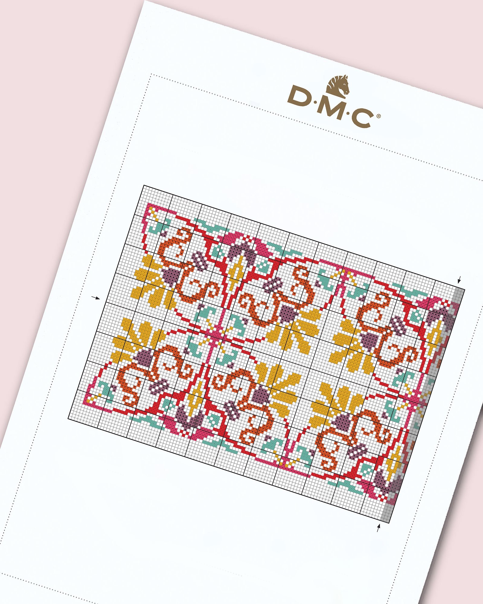DMC Cross stitch template: Summer Kaleidoscope DIY1543_image.jpg