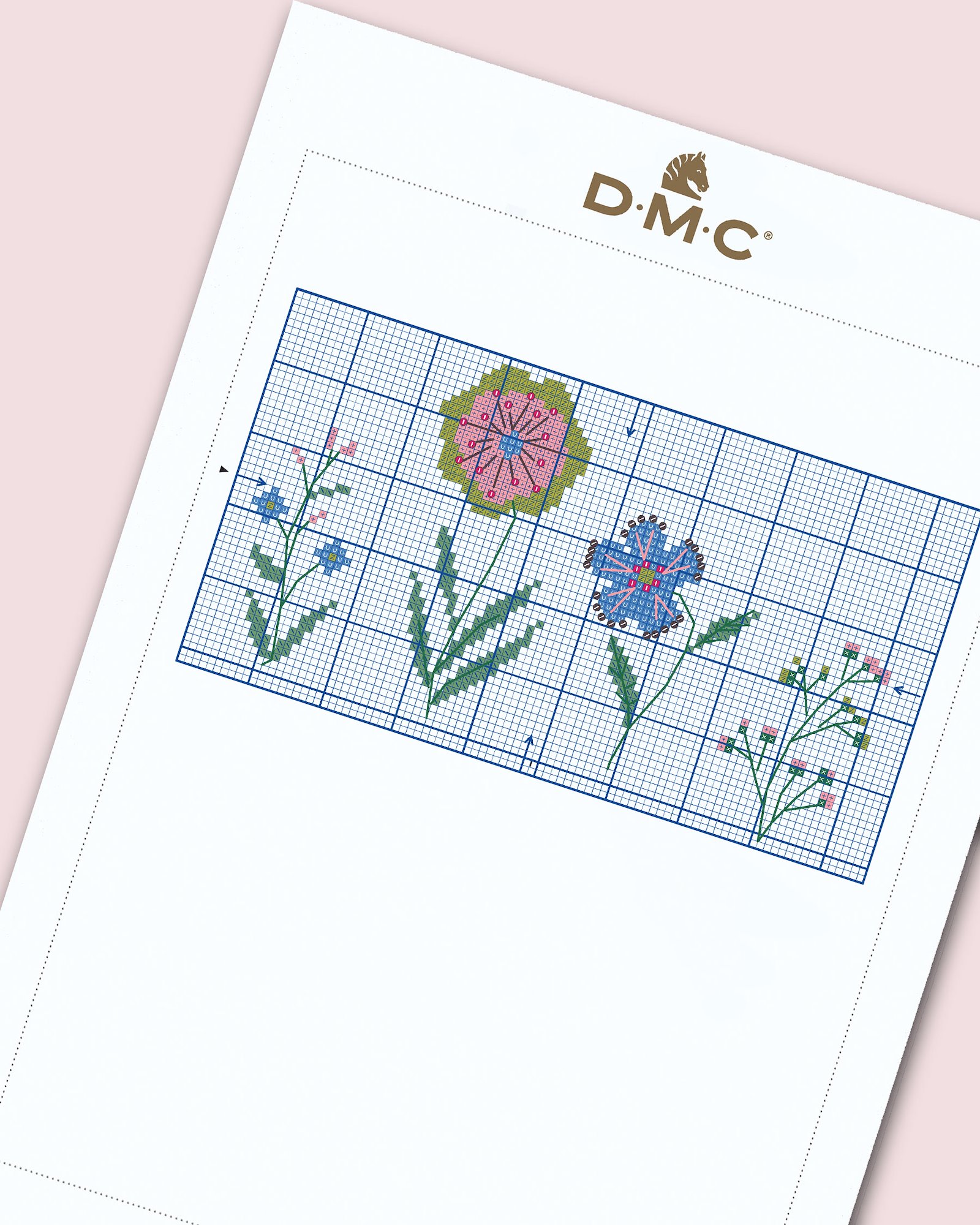 DMC Cross stitch template: Sweet Meadow Floral DIY1536_image.jpg