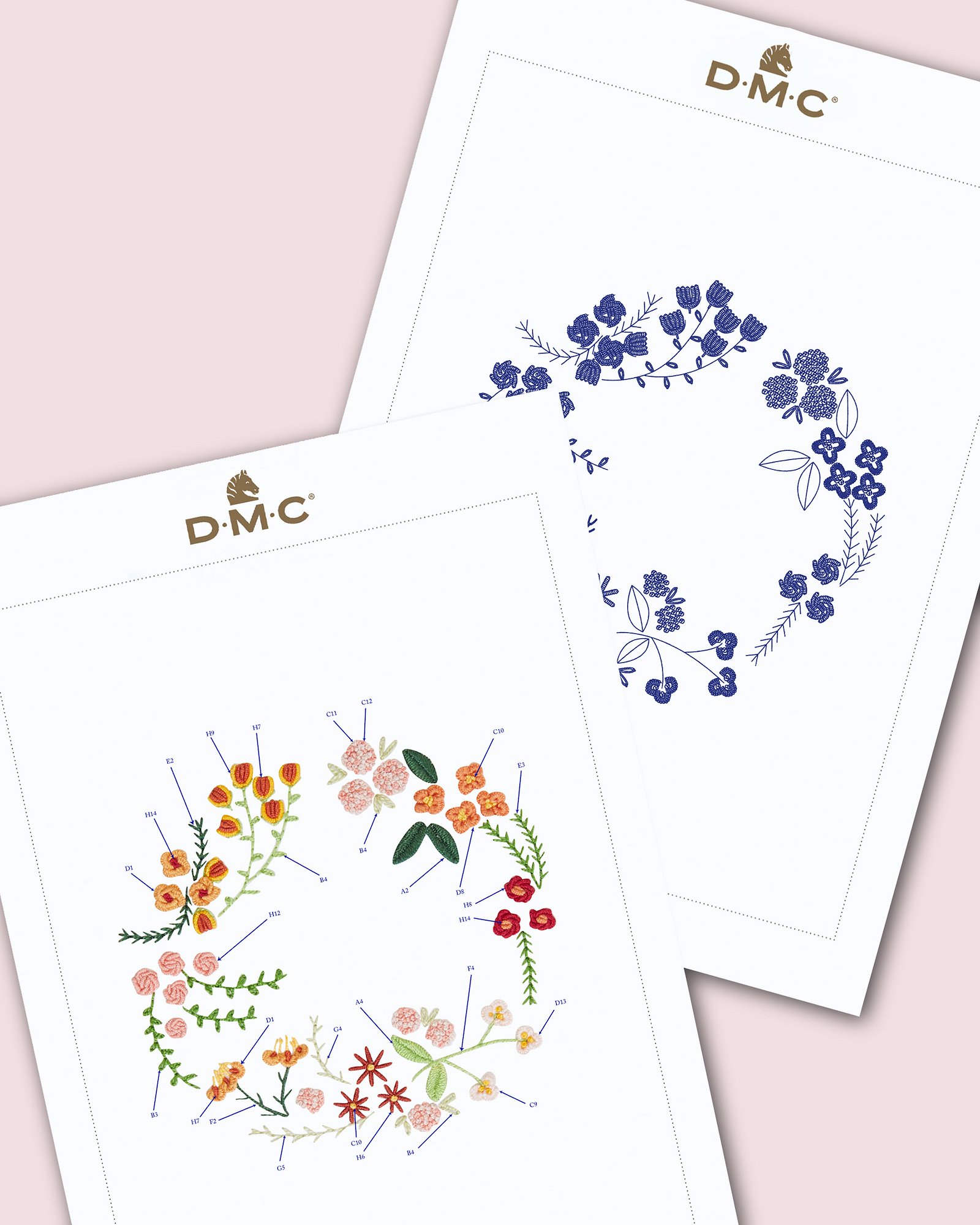 DMC Embroidery template : Autumn Flowers DIY1508_image.jpg