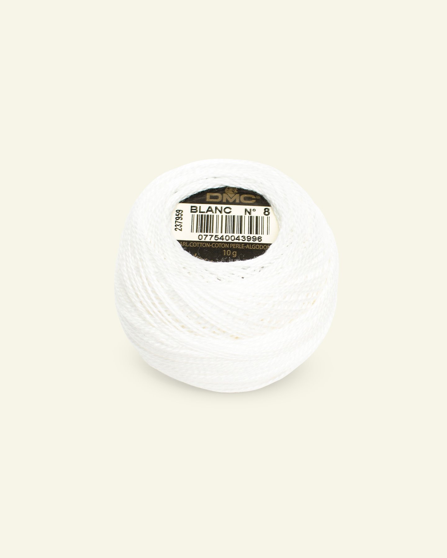 DMC Pearl Cotton yarn col. BLANC 35100_pack