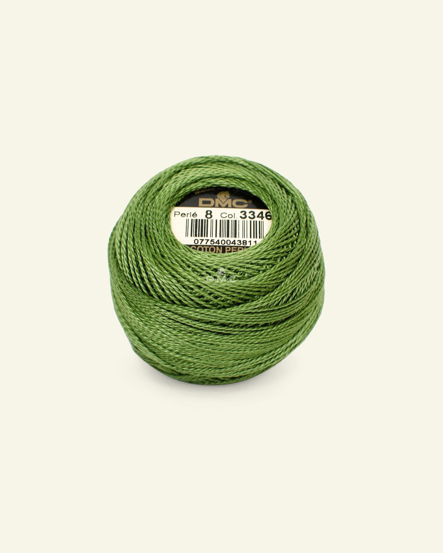 DMC perle garn nr. 8 lys grøn|Art. 116 farve 3346 (Coton Perlé) 35112_pack