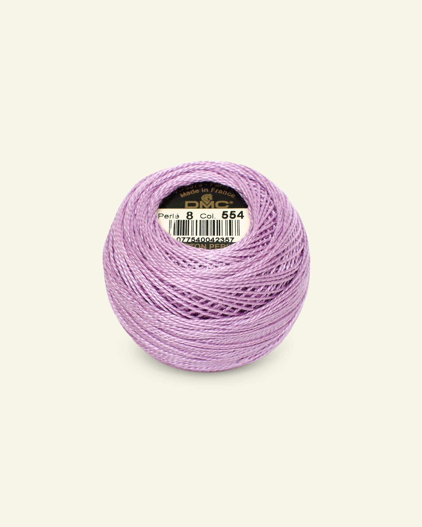 DMC perle garn nr. 8 lys violet|Art. 116 farve 554 (Coton Perlé) 35105_pack