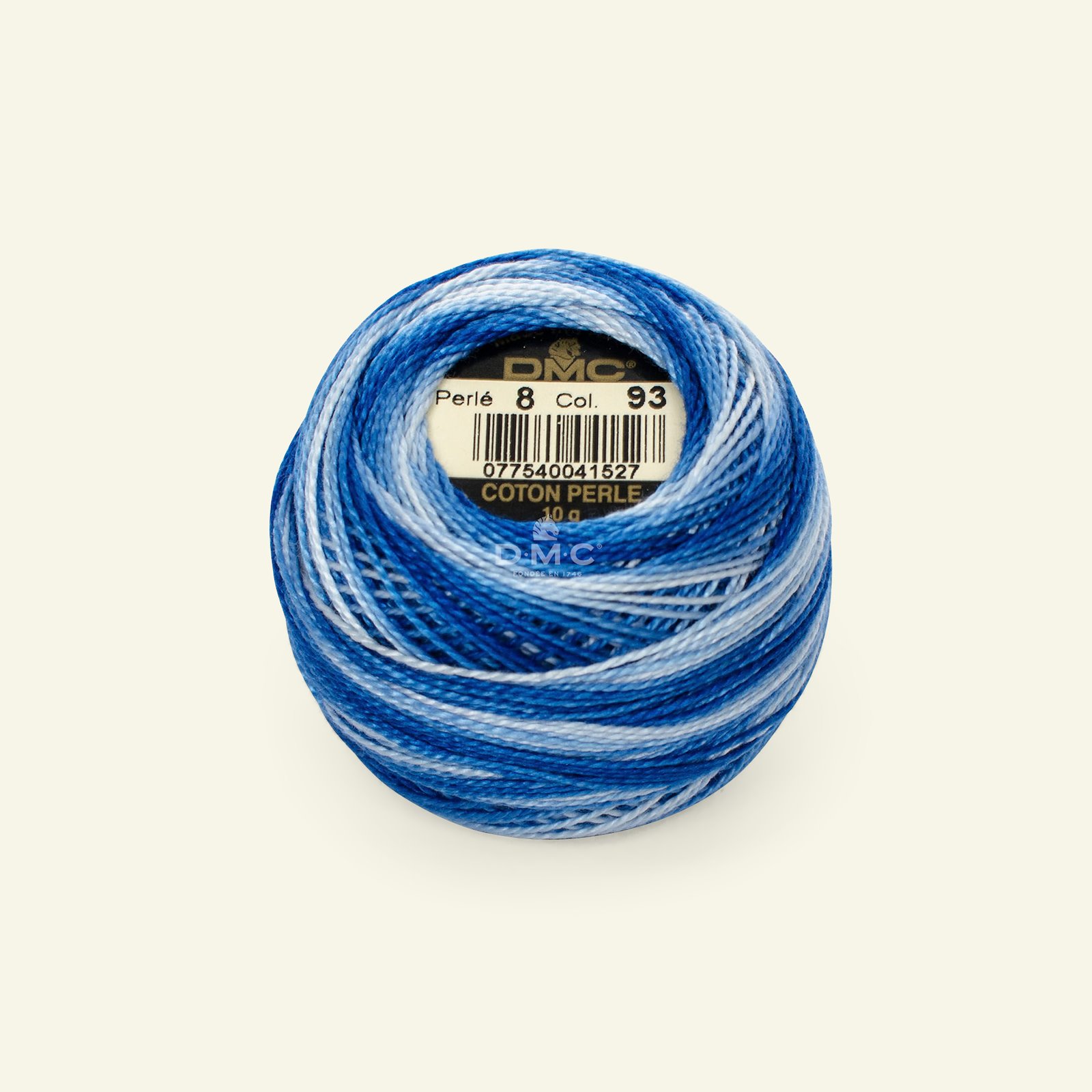 DMC perle garn nr. 8 mix blå|Art. 116 farge 93 (Coton Perlé) 35125_pack