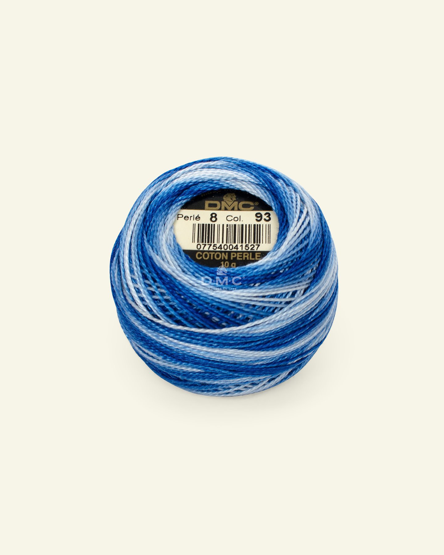 DMC perle garn nr. 8 mix blå|Art. 116 farge 93 (Coton Perlé) 35125_pack