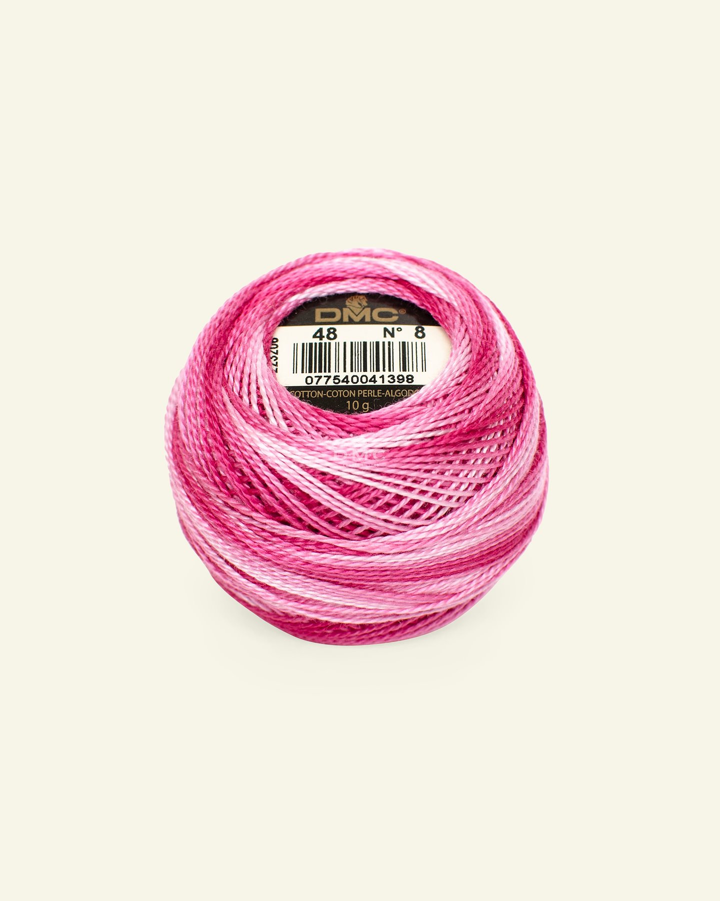 DMC perle garn nr. 8 mix rosa|Art. 116 farge 48 (Coton Perlé) 35124_pack