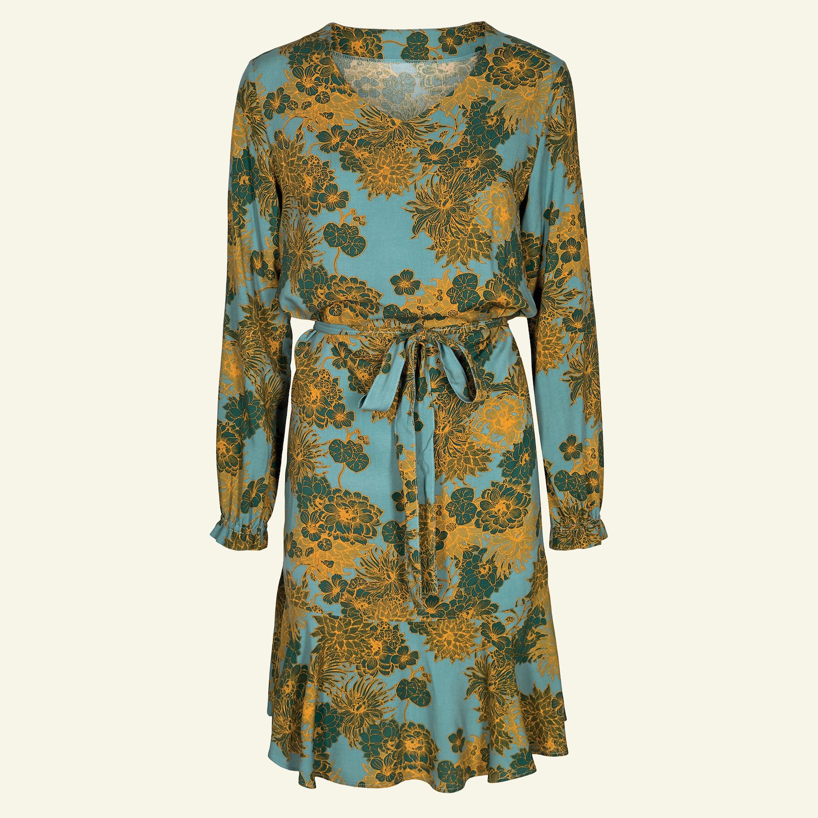Dress and blouse with flounce, 32/4 p23150_710581_sskit