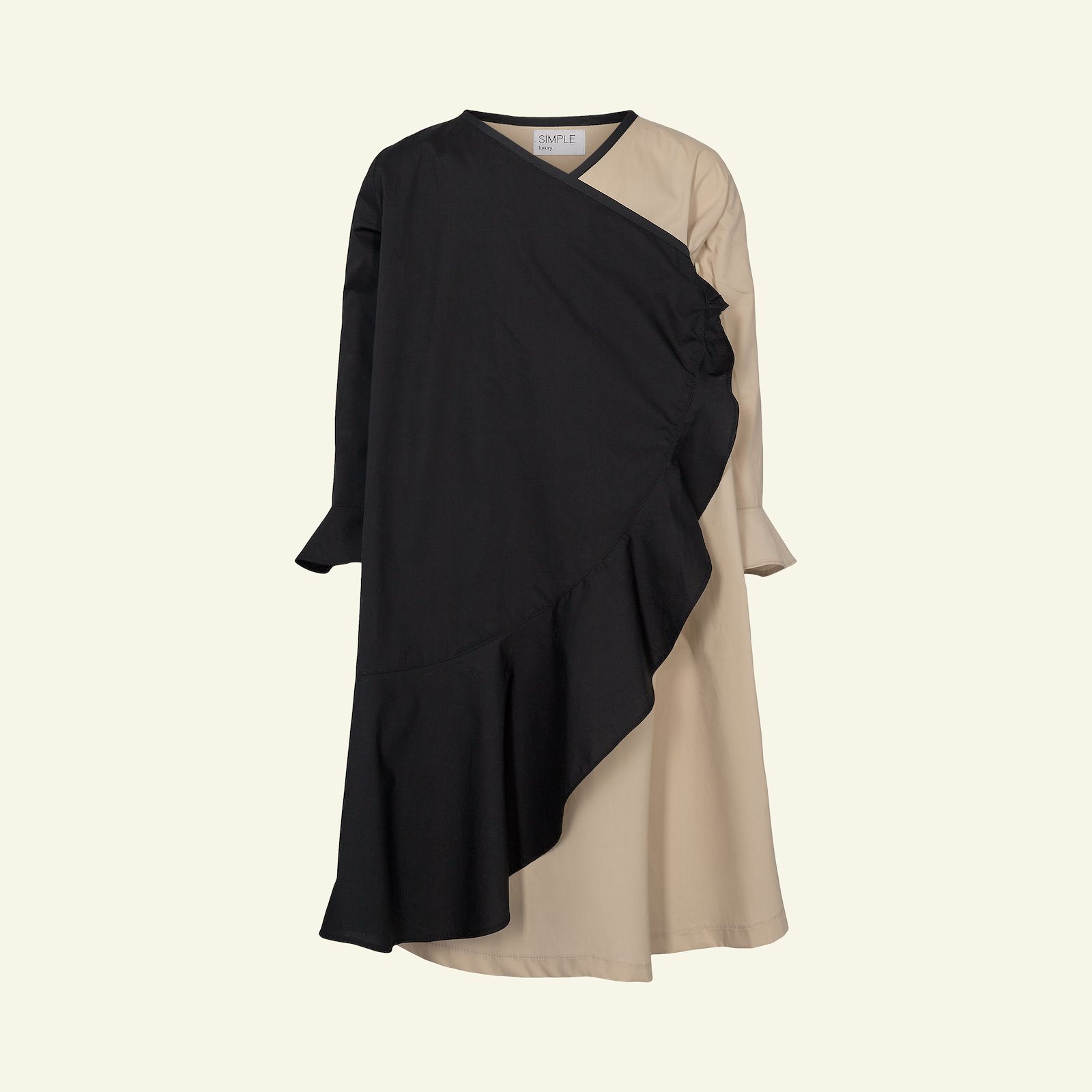 Dress und blouse with flounce, 104/4y p63066_540110_510112_64080_24865_sskit