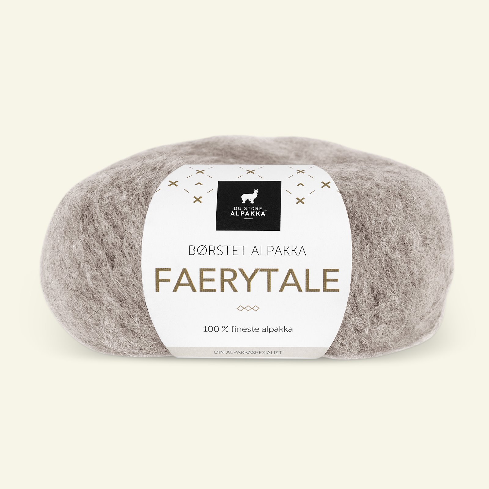 Du Store Alpakka, airy alpaca yarn "Faerytale", beige melange (758) 90000592_pack