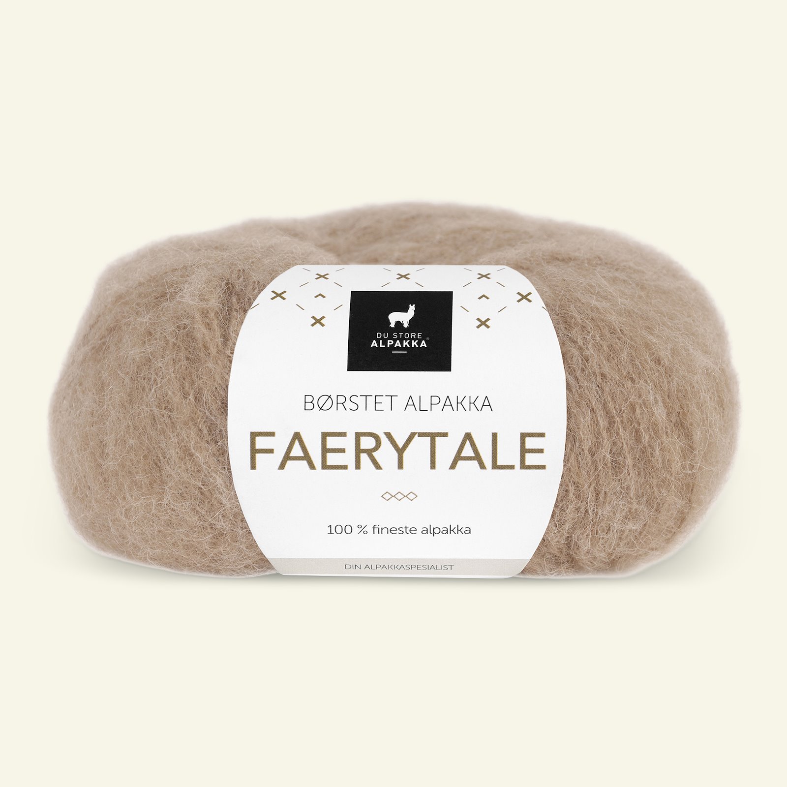 Du Store Alpakka, airy alpaca yarn "Faerytale", caramel (720) 90000583_pack