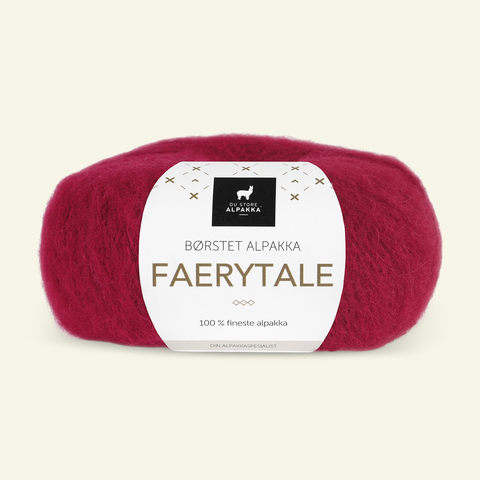 Du Store Alpakka, airy alpaca yarn "Faerytale", dark red (711) 90000579_pack