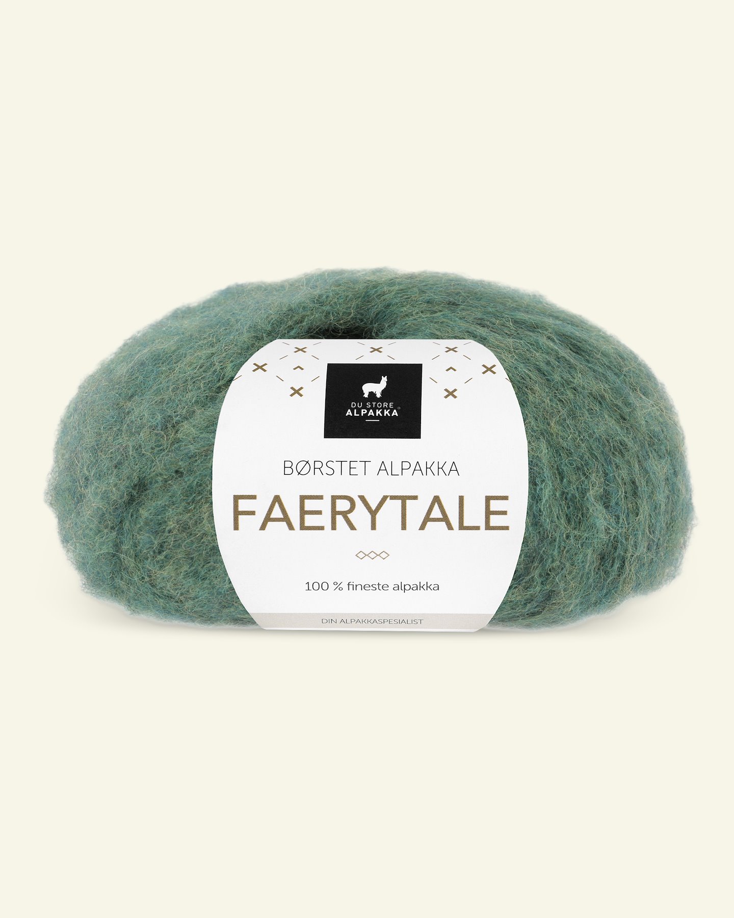 Du Store Alpakka, airy alpaca yarn "Faerytale", green melange (769) 90000596_pack