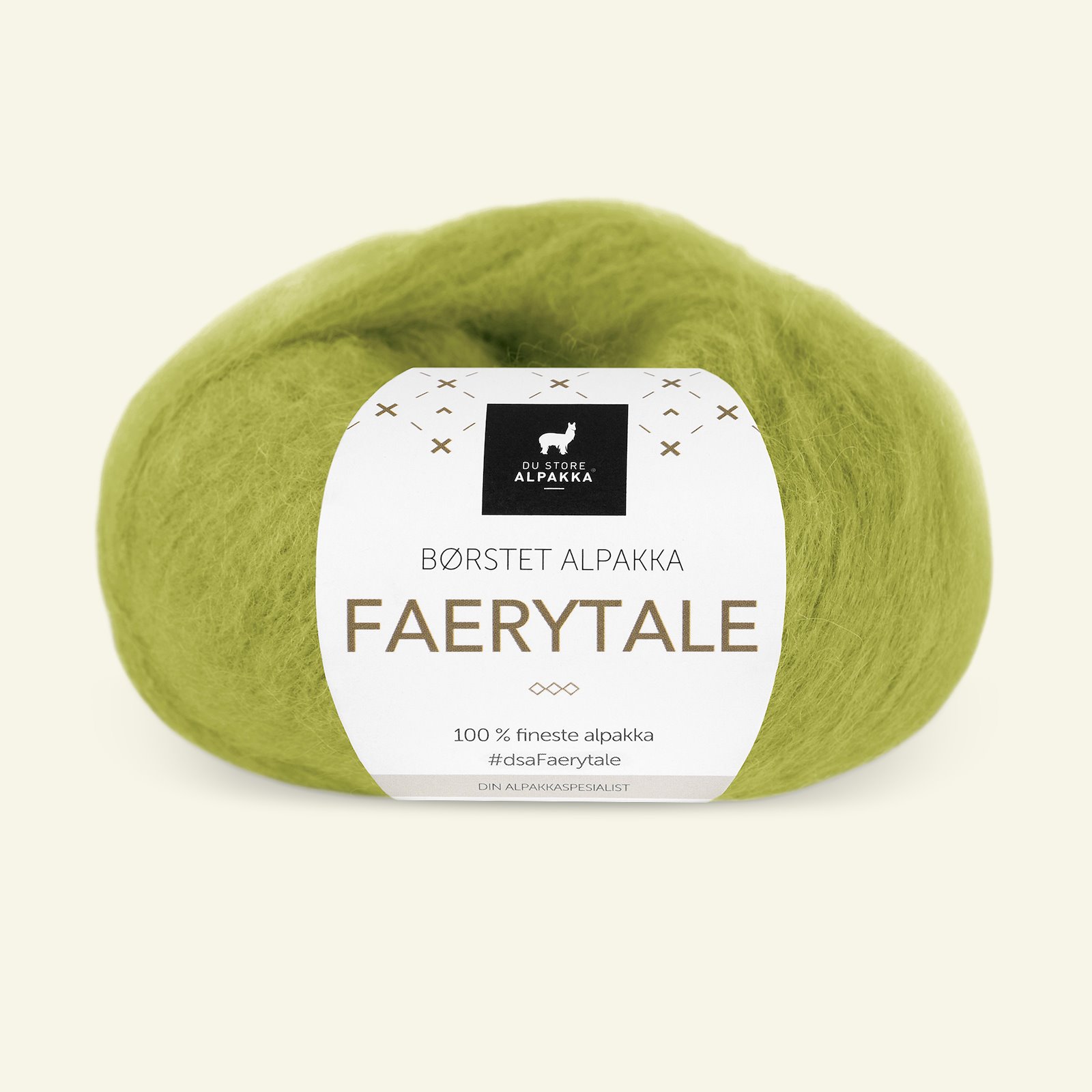 Du Store Alpakka, airy alpaca yarn "Faerytale", lime (803) 90000610_pack
