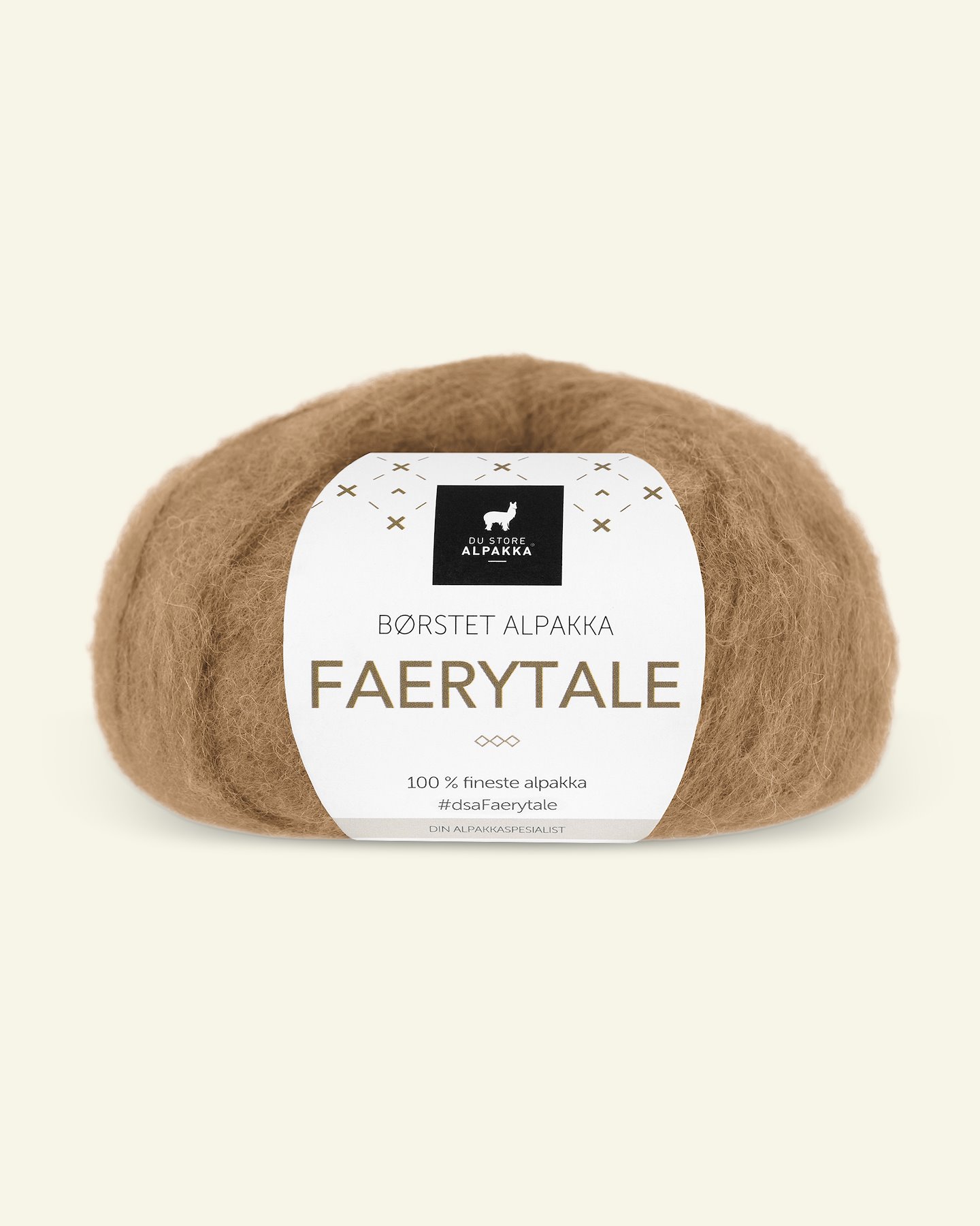 Du Store Alpakka, airy alpaca yarn "Faerytale", nougat (799) 90000606_pack