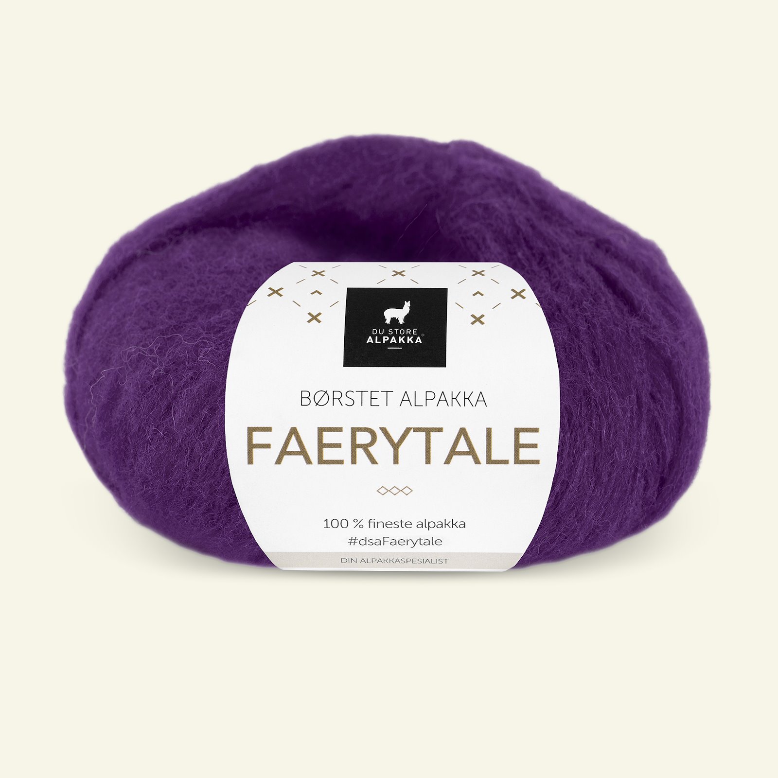 Du Store Alpakka, airy alpaca yarn "Faerytale", purple (804) 90000611_pack