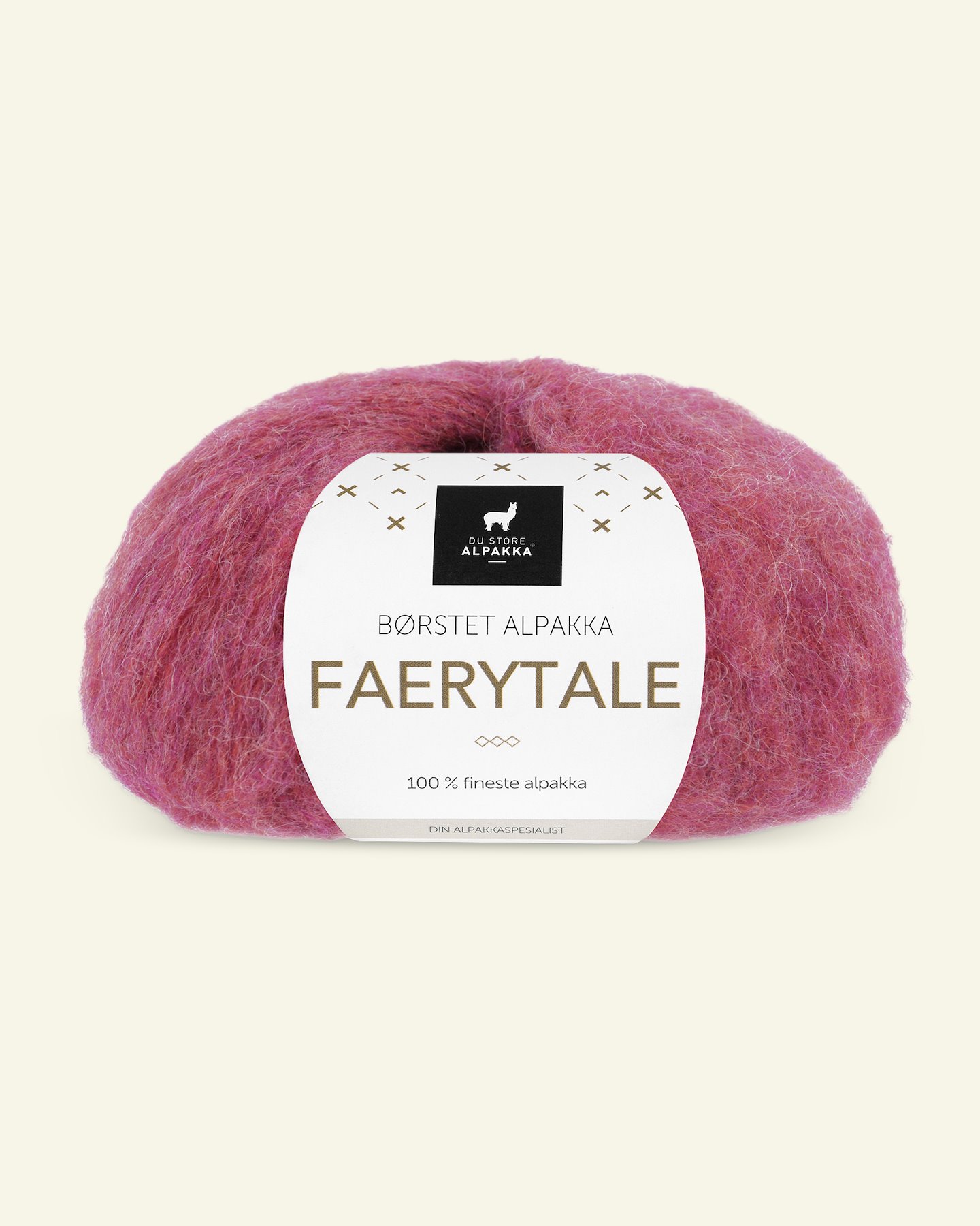 Du Store Alpakka, airy alpaca yarn "Faerytale", red melange (763) 90000594_pack