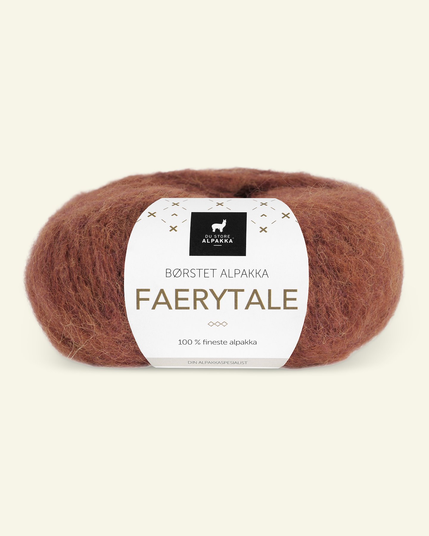 Du Store Alpakka, airy alpaca yarn "Faerytale", rust melange (743) 90000589_pack