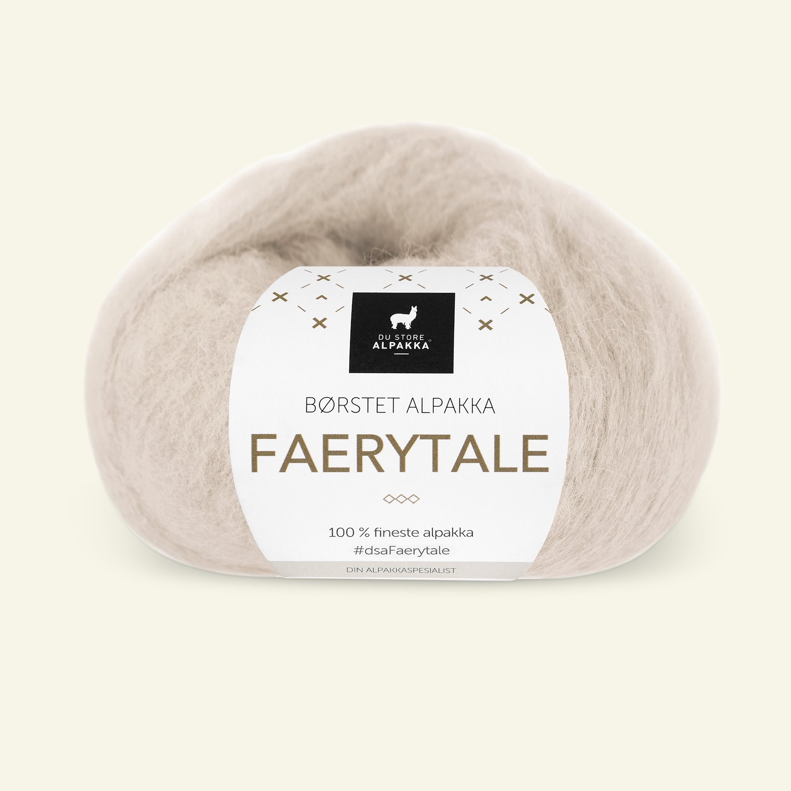 Du Store Alpakka, airy alpaca yarn "Faerytale", sand (809) 90000616_pack_b