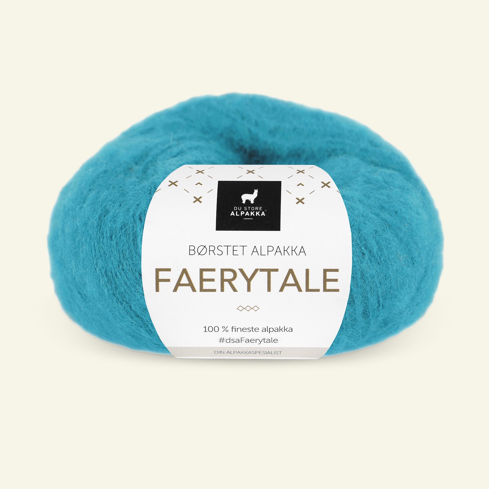 Du Store Alpakka, airy alpaca yarn "Faerytale", turquoise (808) 90000615_pack