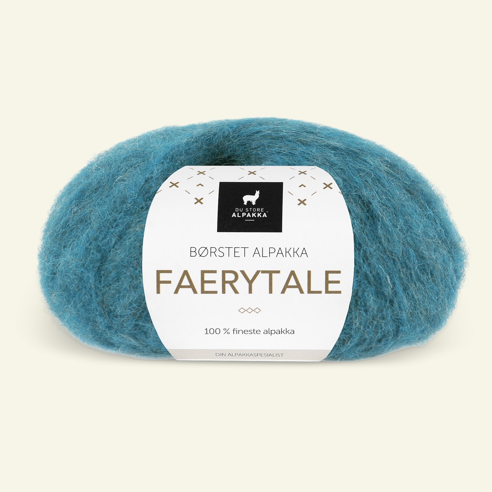 Du Store Alpakka, airy alpaca yarn "Faerytale", turquoise mel (766) 90000595_pack