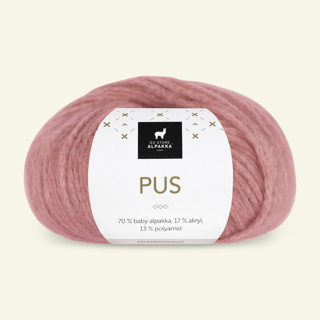 Billede af Du Store Alpakka, alpaca blandingsgarn "Pus", antik rosa (4046)