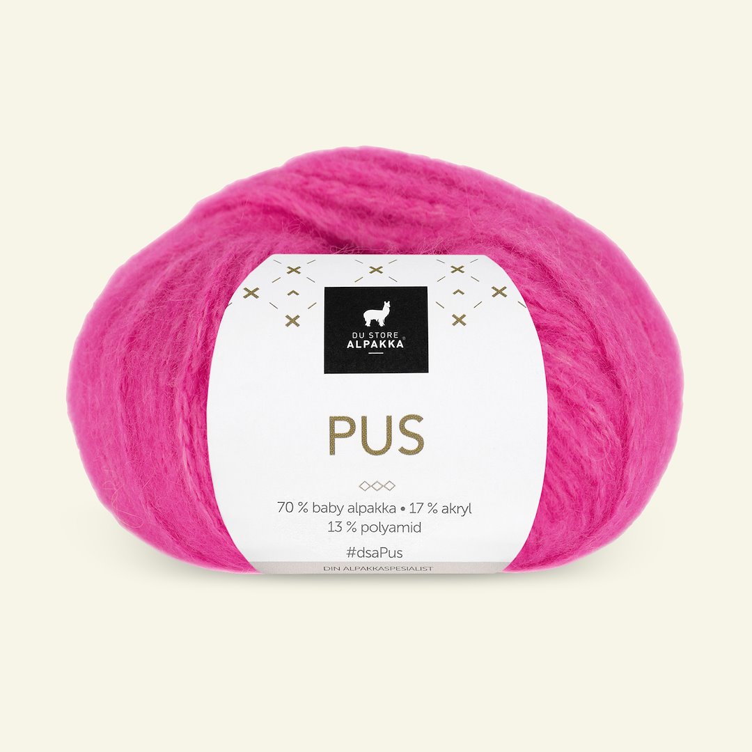 Se Du Store Alpakka, alpaca blandingsgarn "Pus", pink (4061) hos Selfmade