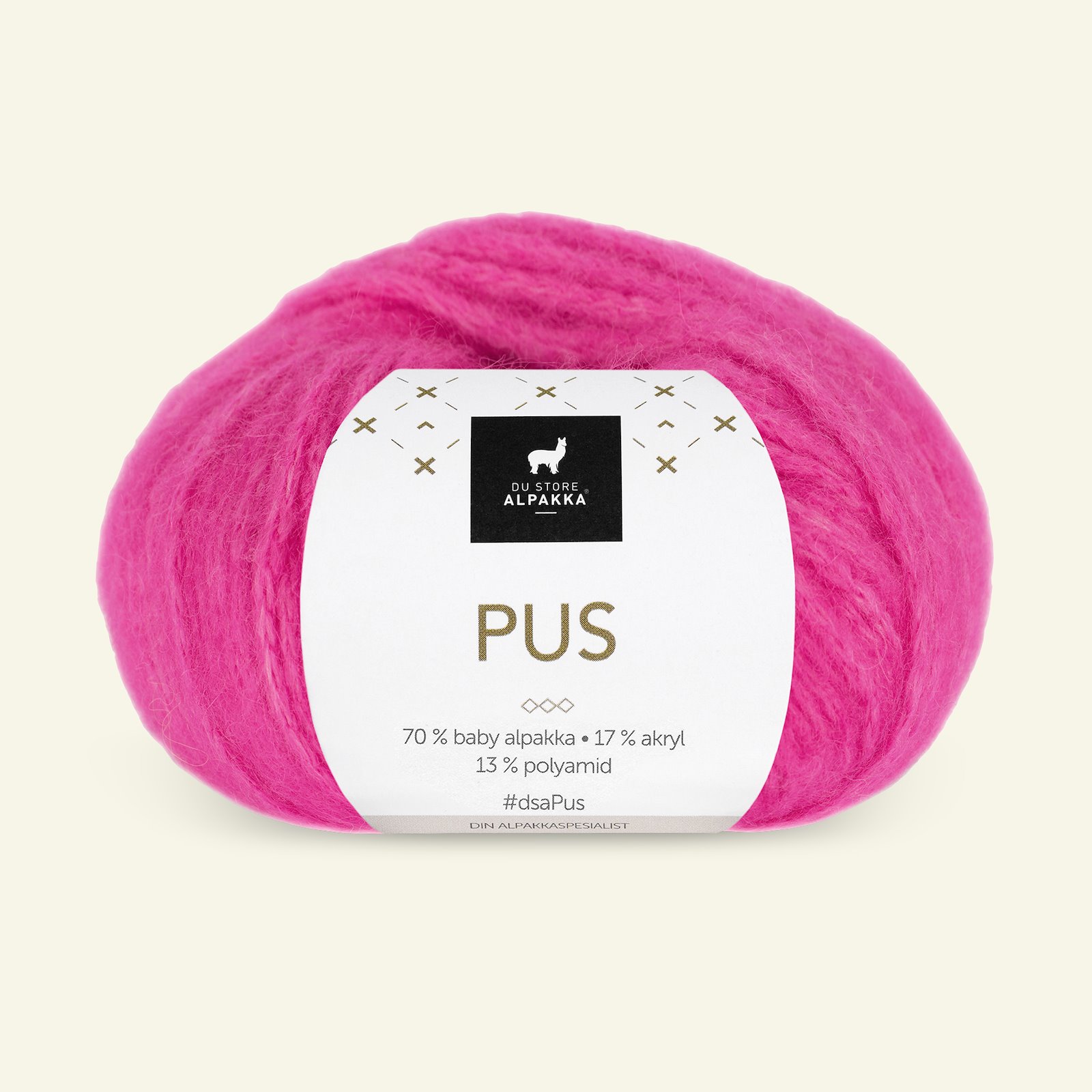 Du Store Alpakka, alpaca blandingsgarn "Pus", pink (4061) 90000741_pack
