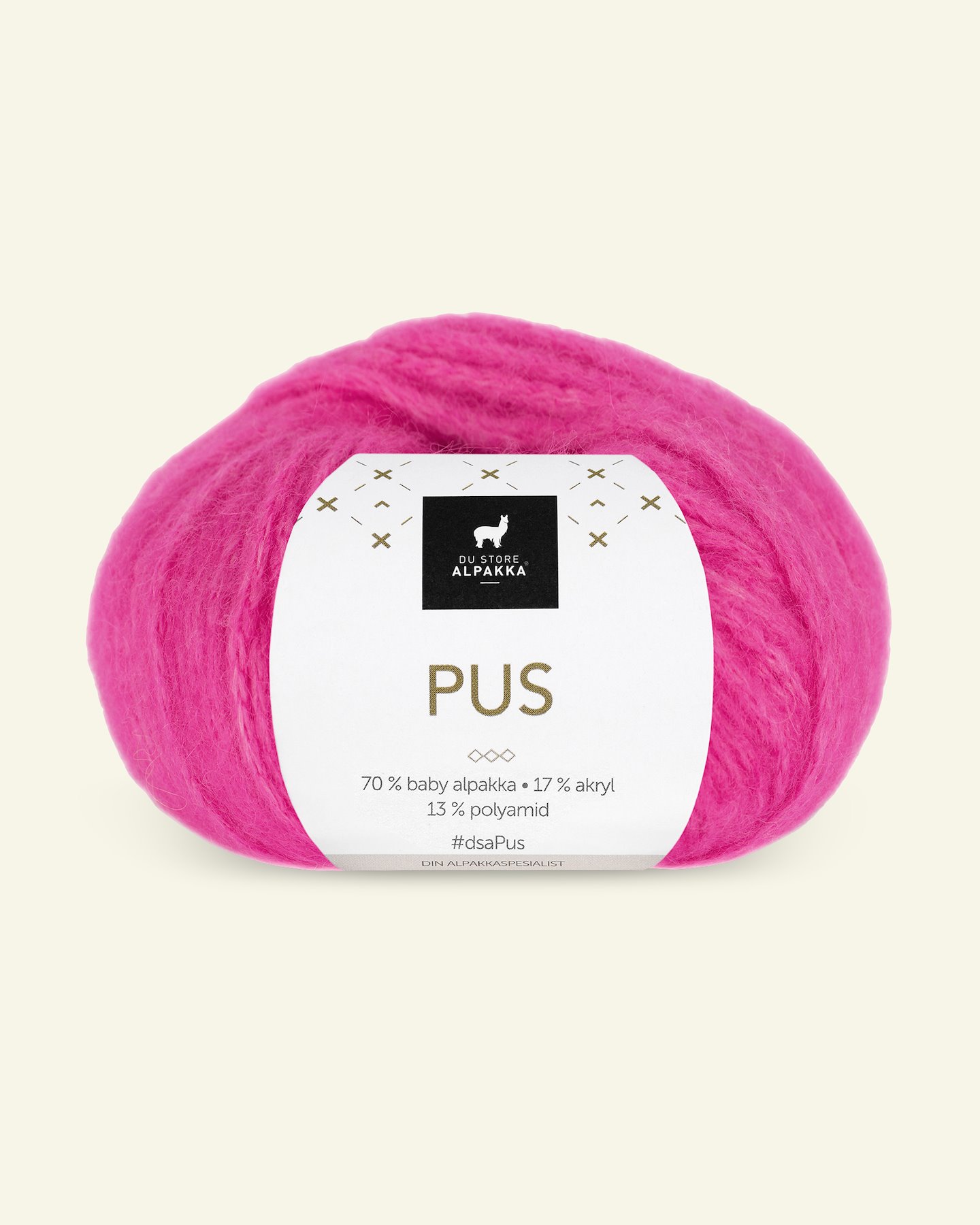 Du Store Alpakka, alpaca blandingsgarn "Pus", pink (4061) 90000741_pack