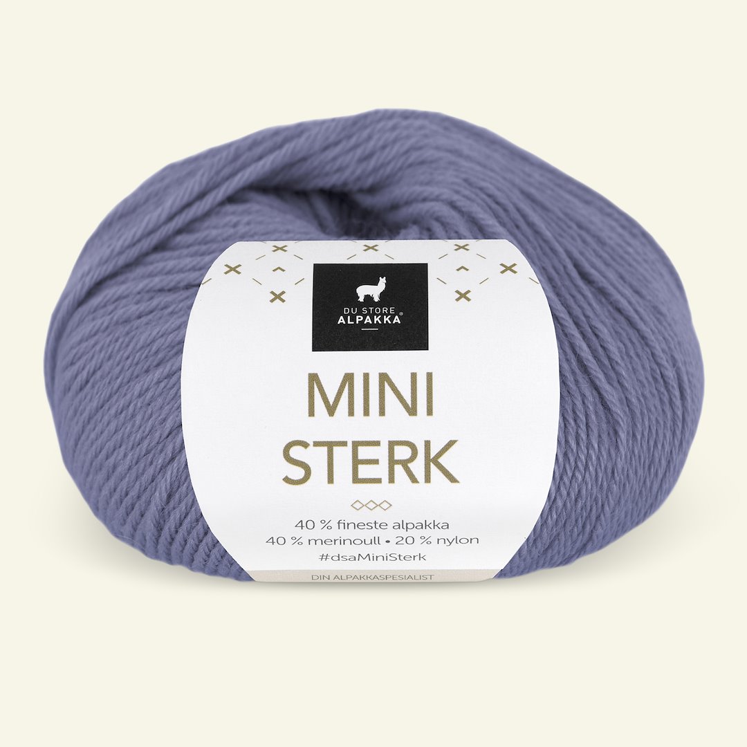 Billede af Du Store Alpakka, alpaca merino blandingsgarn "Mini Sterk", lavendel (909)