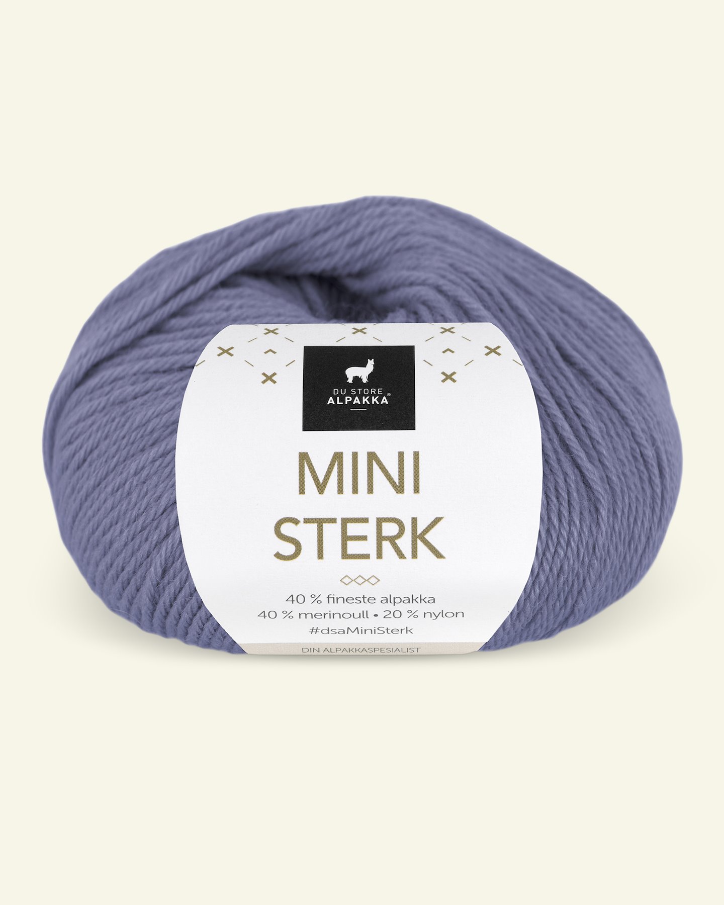 Du Store Alpakka, alpaca merino blandingsgarn "Mini Sterk", lavendel (909) 90000652_pack