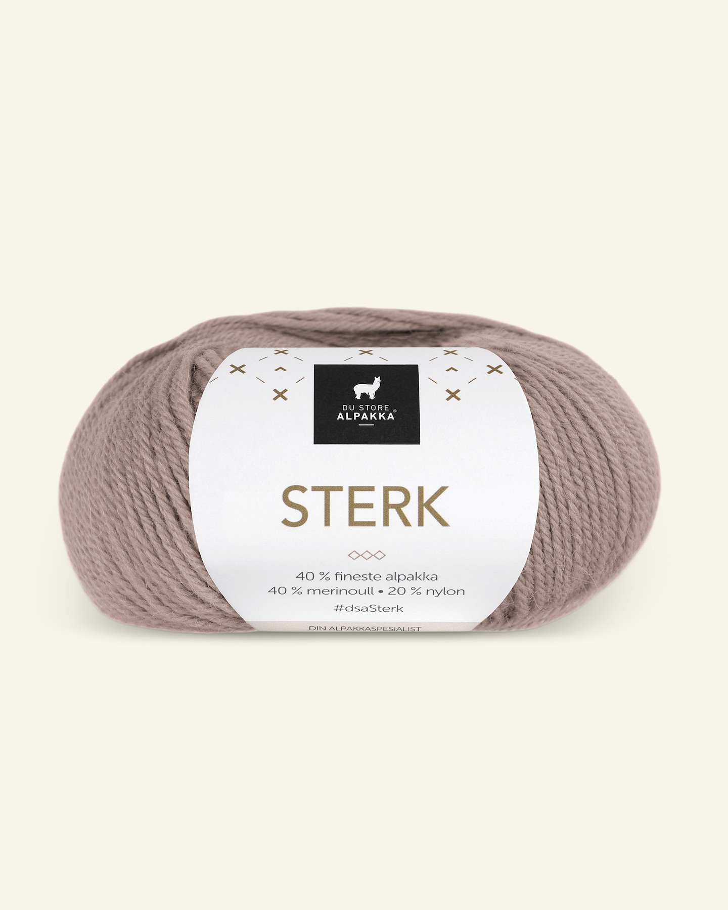 Du Store Alpakka, alpaca merino blandingsgarn, "Sterk", beige (854) 90000678_pack