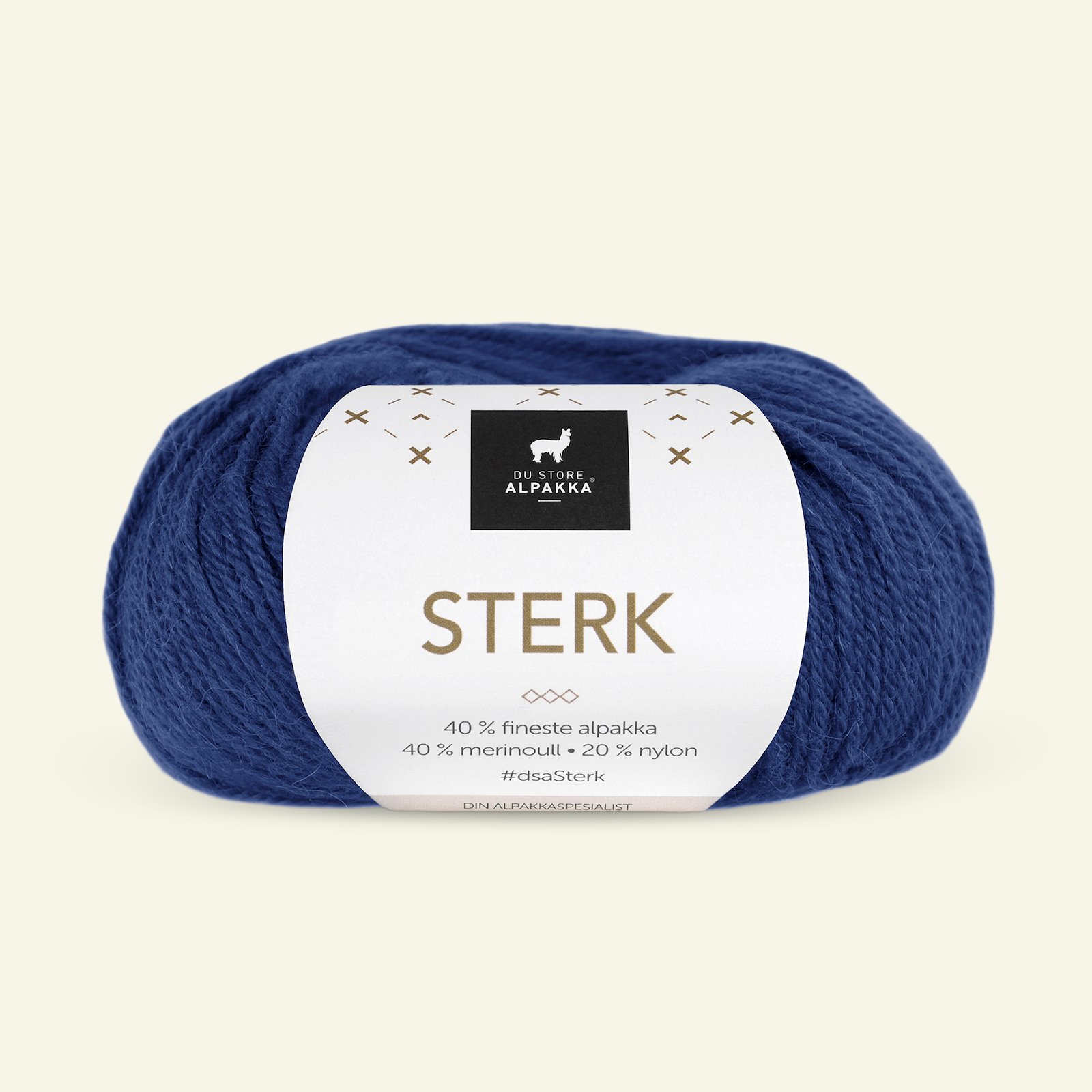 Du Store Alpakka, alpaca merino blandingsgarn, "Sterk", blå (815) 90000661_pack