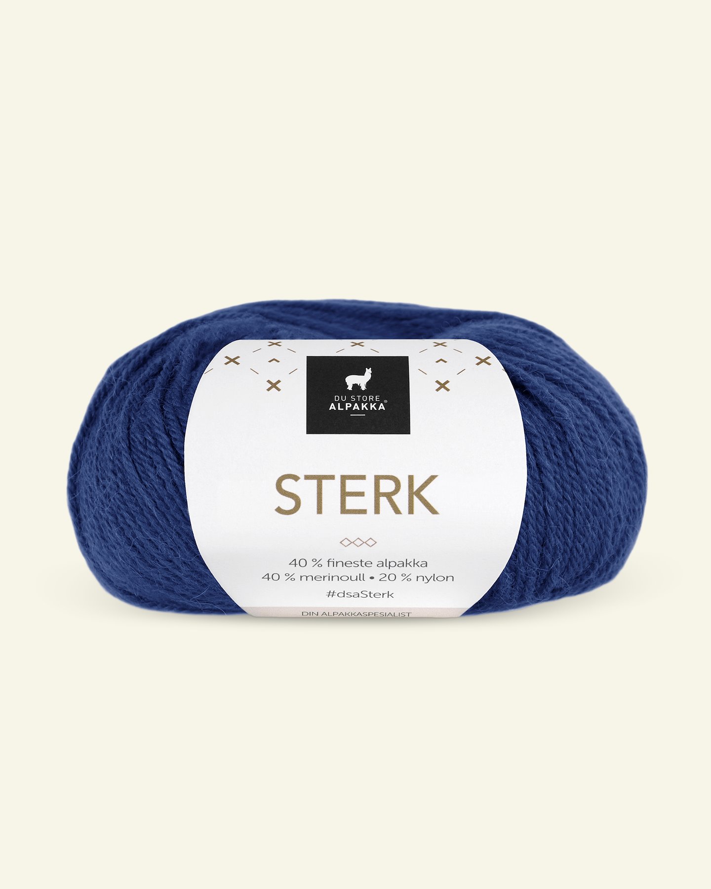 Du Store Alpakka, alpaca merino blandingsgarn, "Sterk", blå (815) 90000661_pack