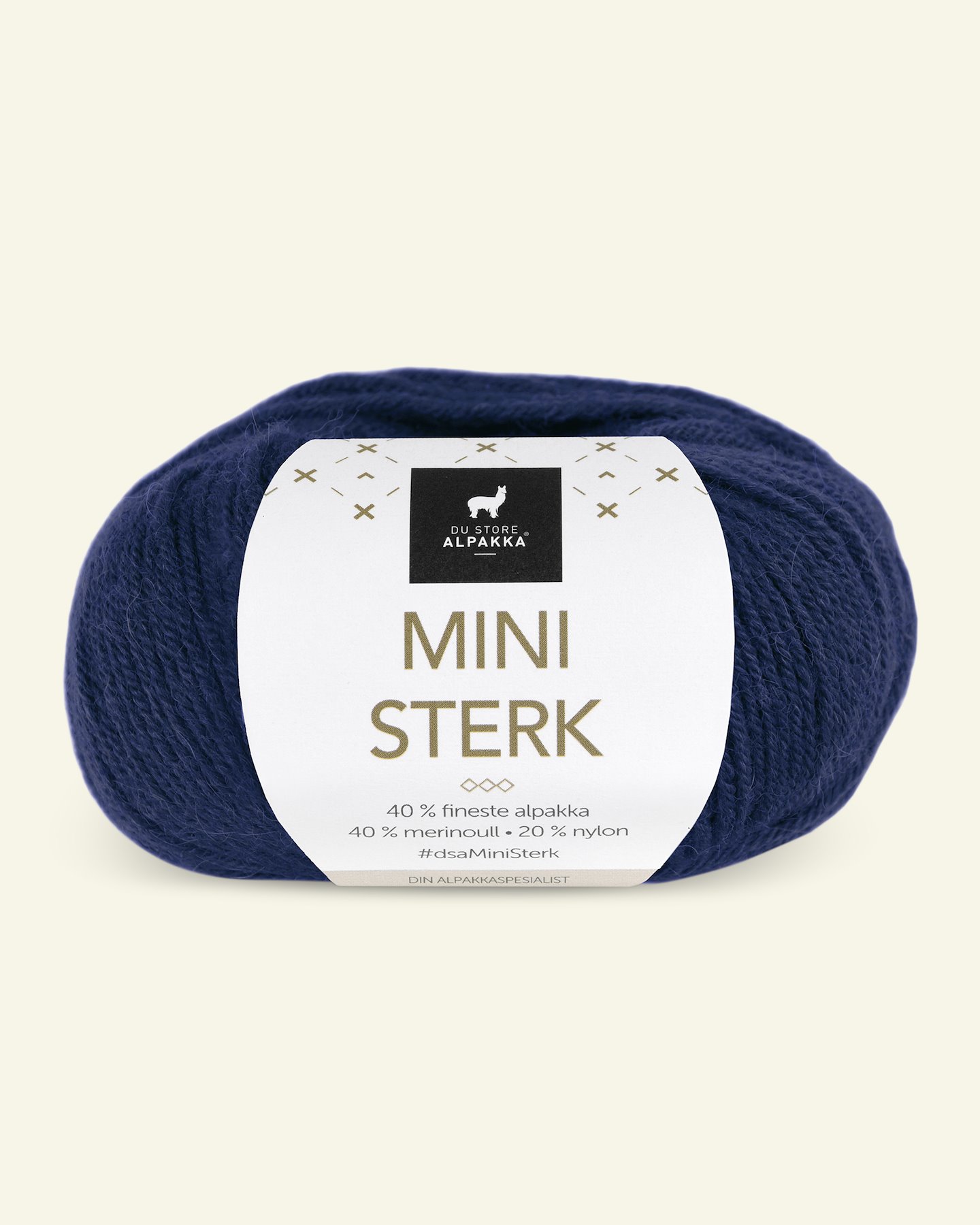 Du Store Alpakka,alpaca merino mixed yarn "Mini Sterk", navy blue (827) 90000629_pack