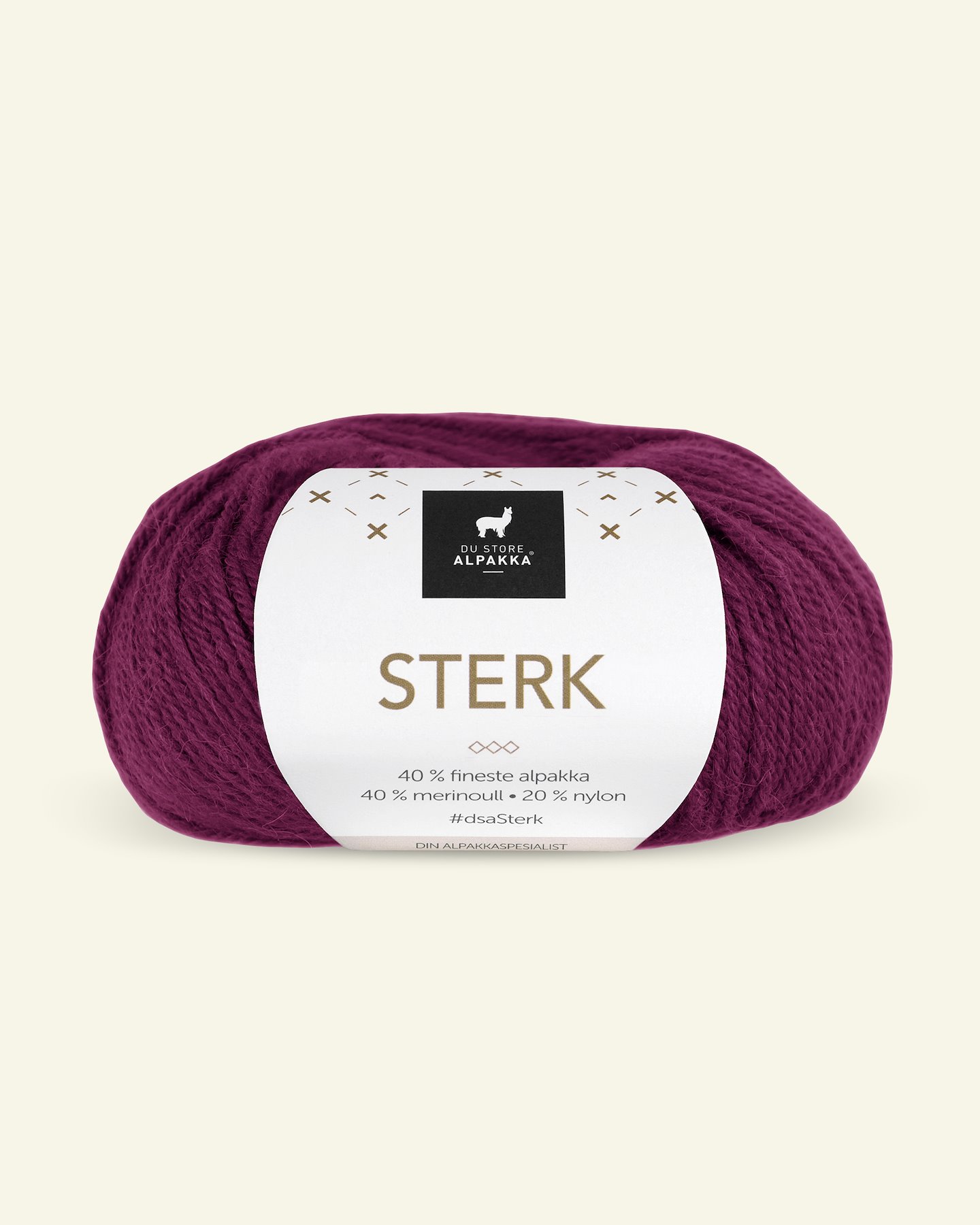 Du Store Alpakka, alpaca merino mixed yarn "Sterk", fuchsia (832) 90000670_pack