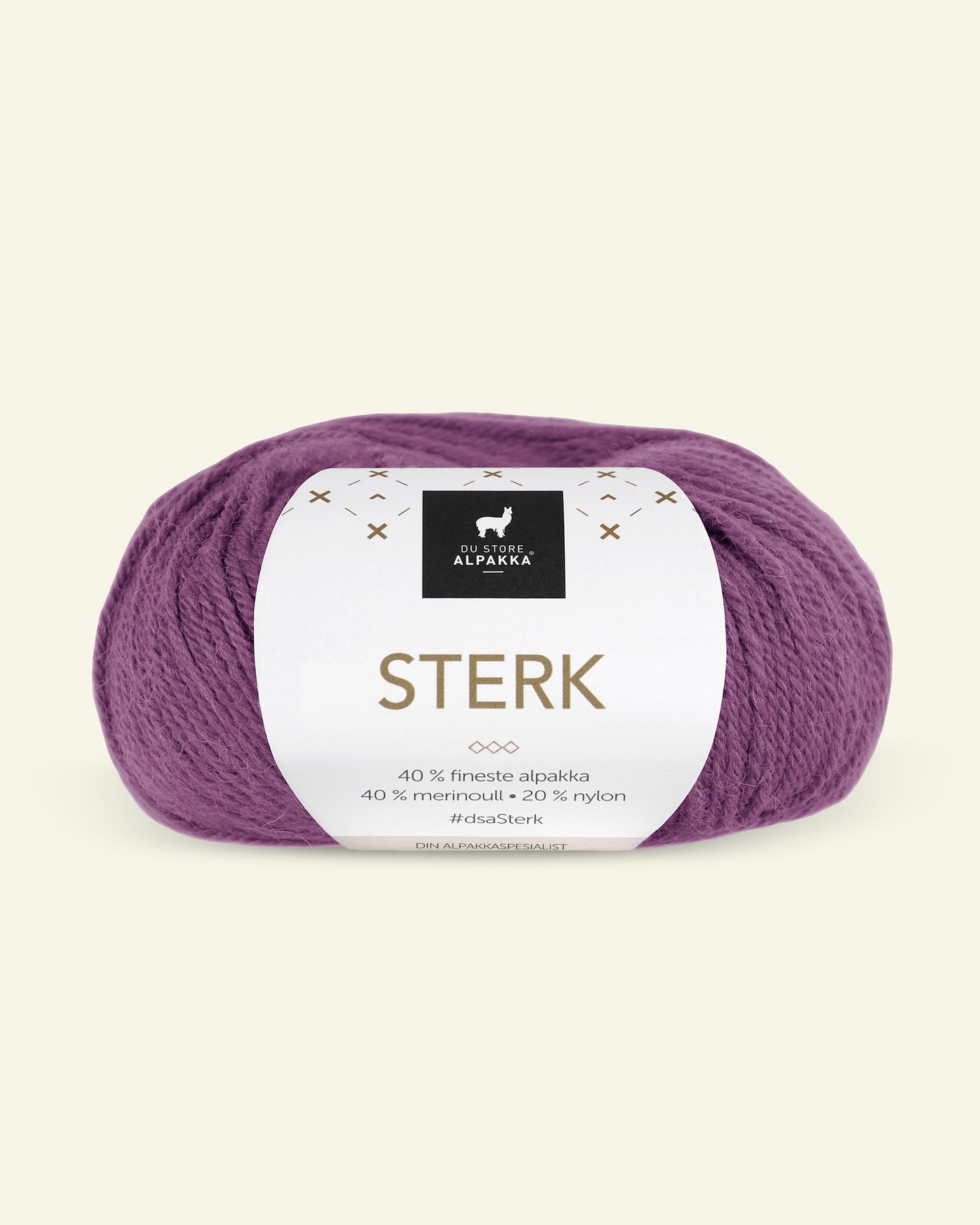 Du Store Alpakka, alpaca merino mixed yarn "Sterk", heather (831) 90000669_pack