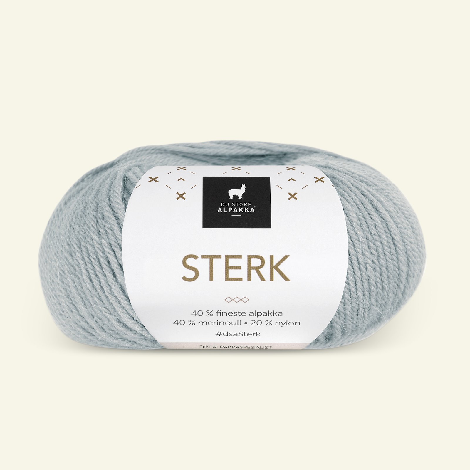 Du Store Alpakka, alpaca merino mixed yarn "Sterk", light blue (848) 90000675_pack