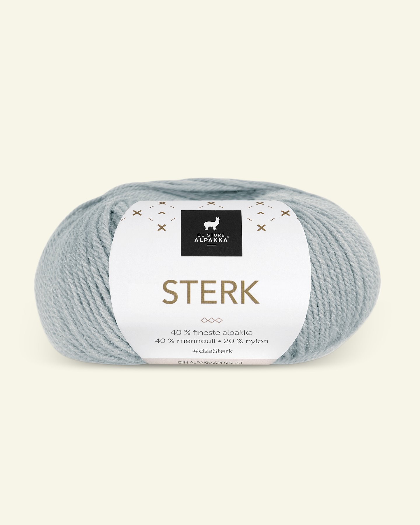 Du Store Alpakka, alpaca merino mixed yarn "Sterk", light blue (848) 90000675_pack