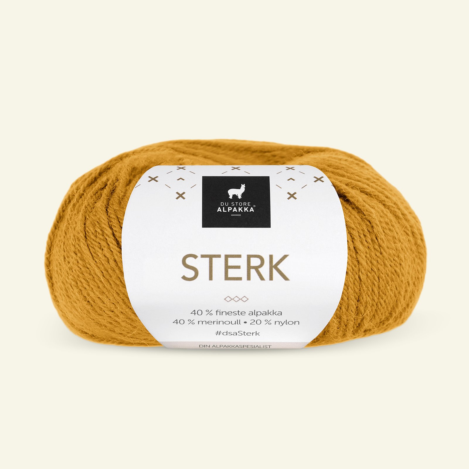 Du Store Alpakka, alpaca merino mixed yarn "Sterk", light curry (835) 90000671_pack