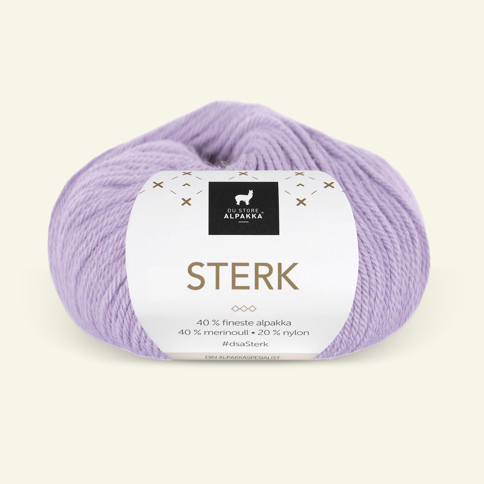 Du Store Alpakka, alpaca merino mixed yarn "Sterk", light lavender (912) 90000704_pack