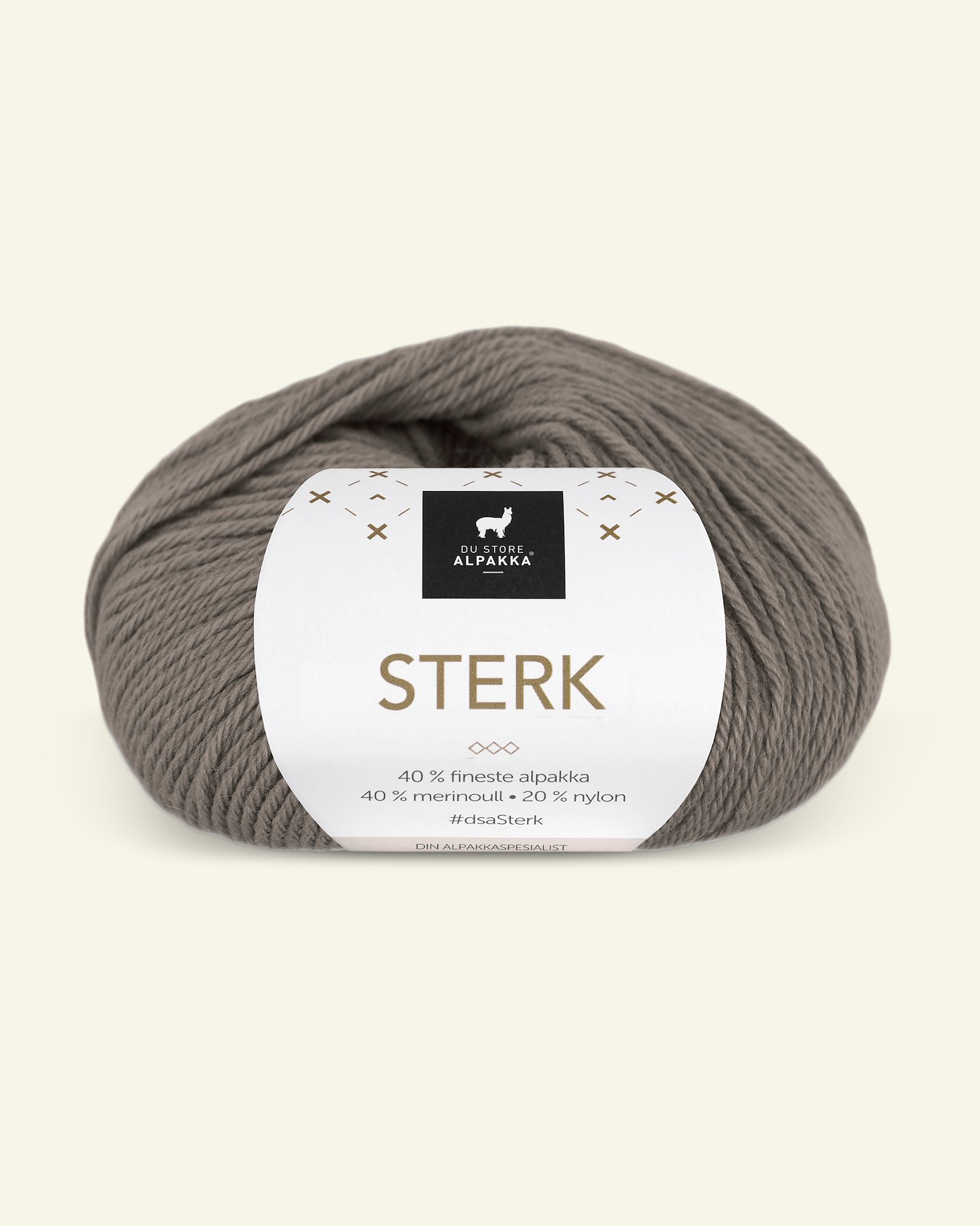 Du Store Alpakka, alpaca merino mixed yarn "Sterk", mole (908) 90000700_pack