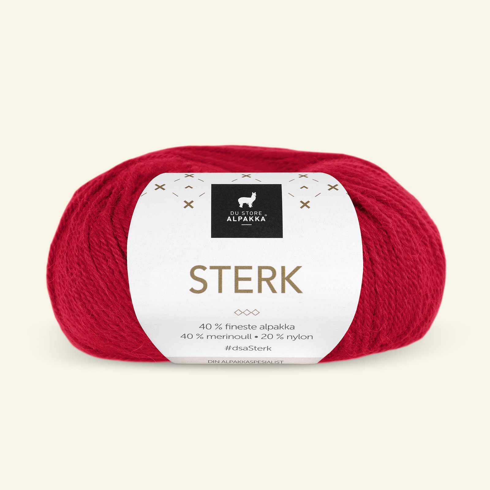 Du Store Alpakka, alpaca merino mixed yarn "Sterk", red (828) 90000668_pack