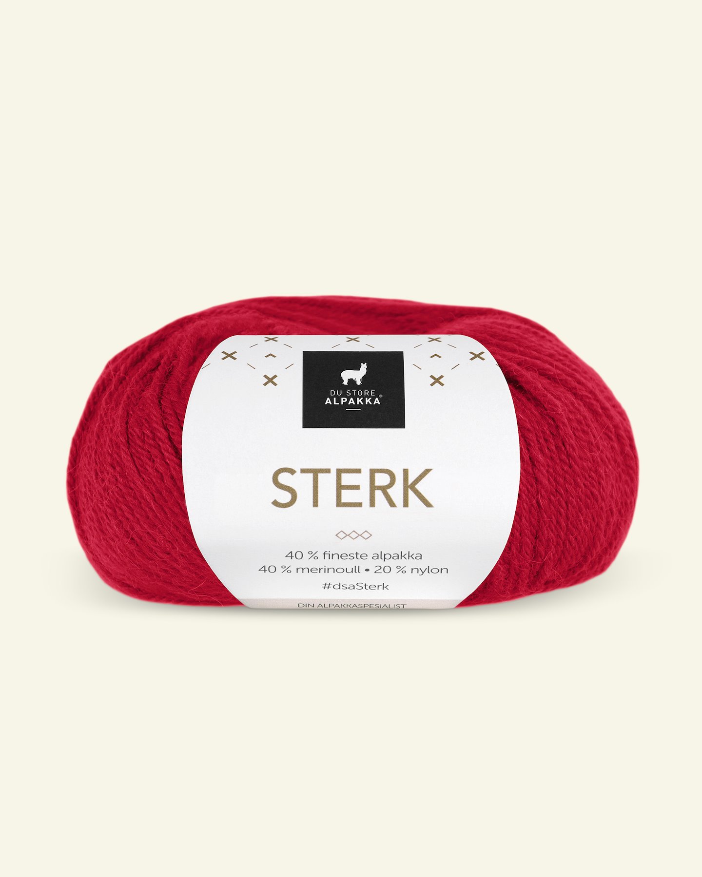 Du Store Alpakka, alpaca merino mixed yarn "Sterk", red (828) 90000668_pack