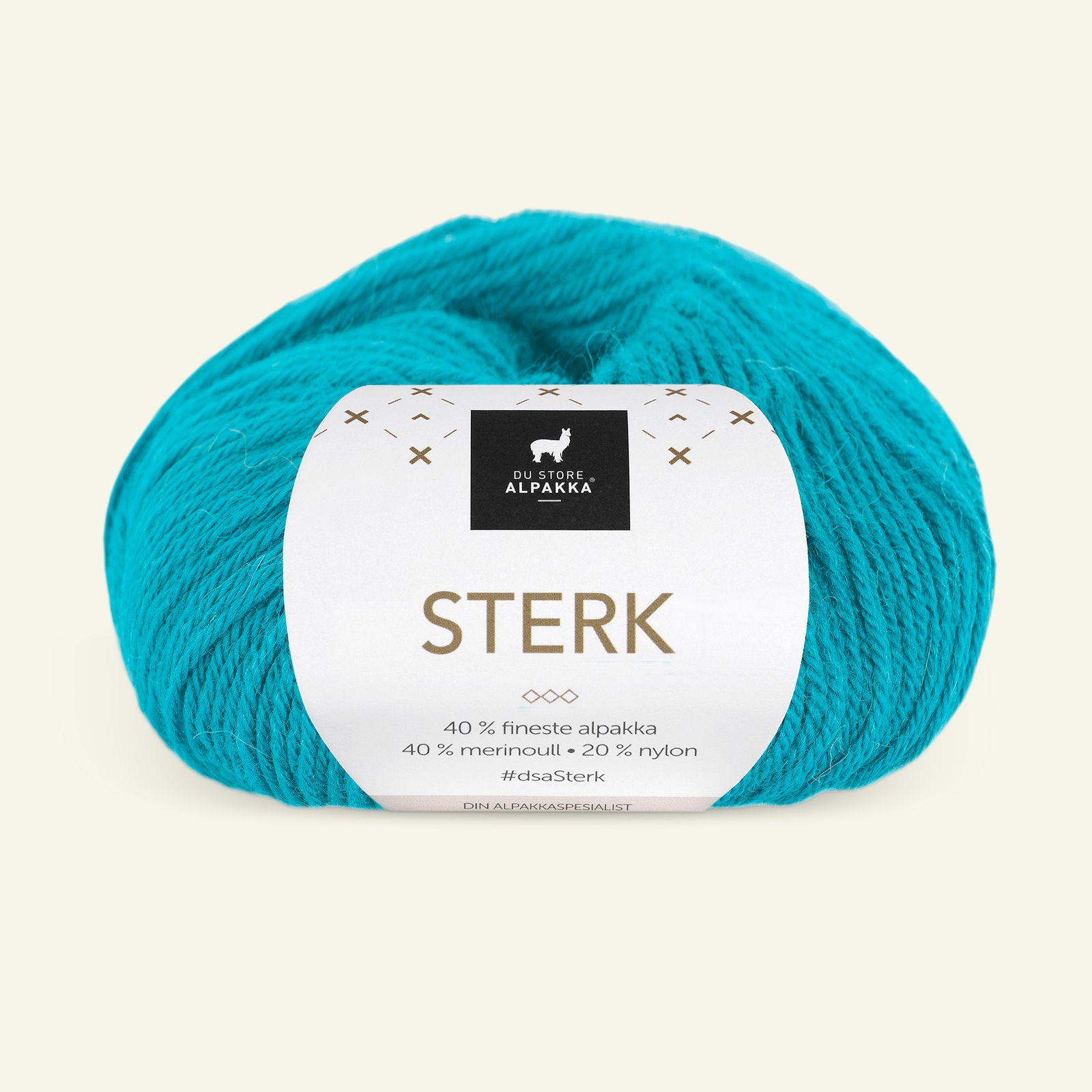 Du Store Alpakka, alpaca merino mixed yarn "Sterk", turquise (905) 90000697_pack
