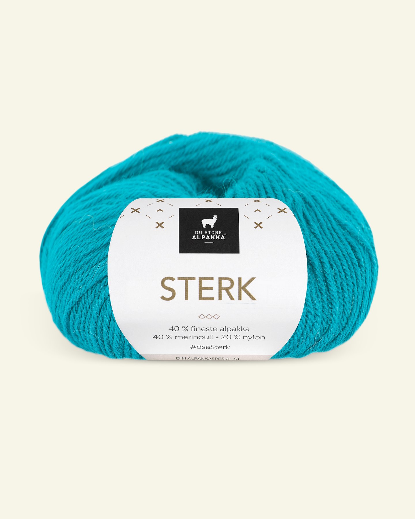 Du Store Alpakka, alpaca merino mixed yarn "Sterk", turquise (905) 90000697_pack