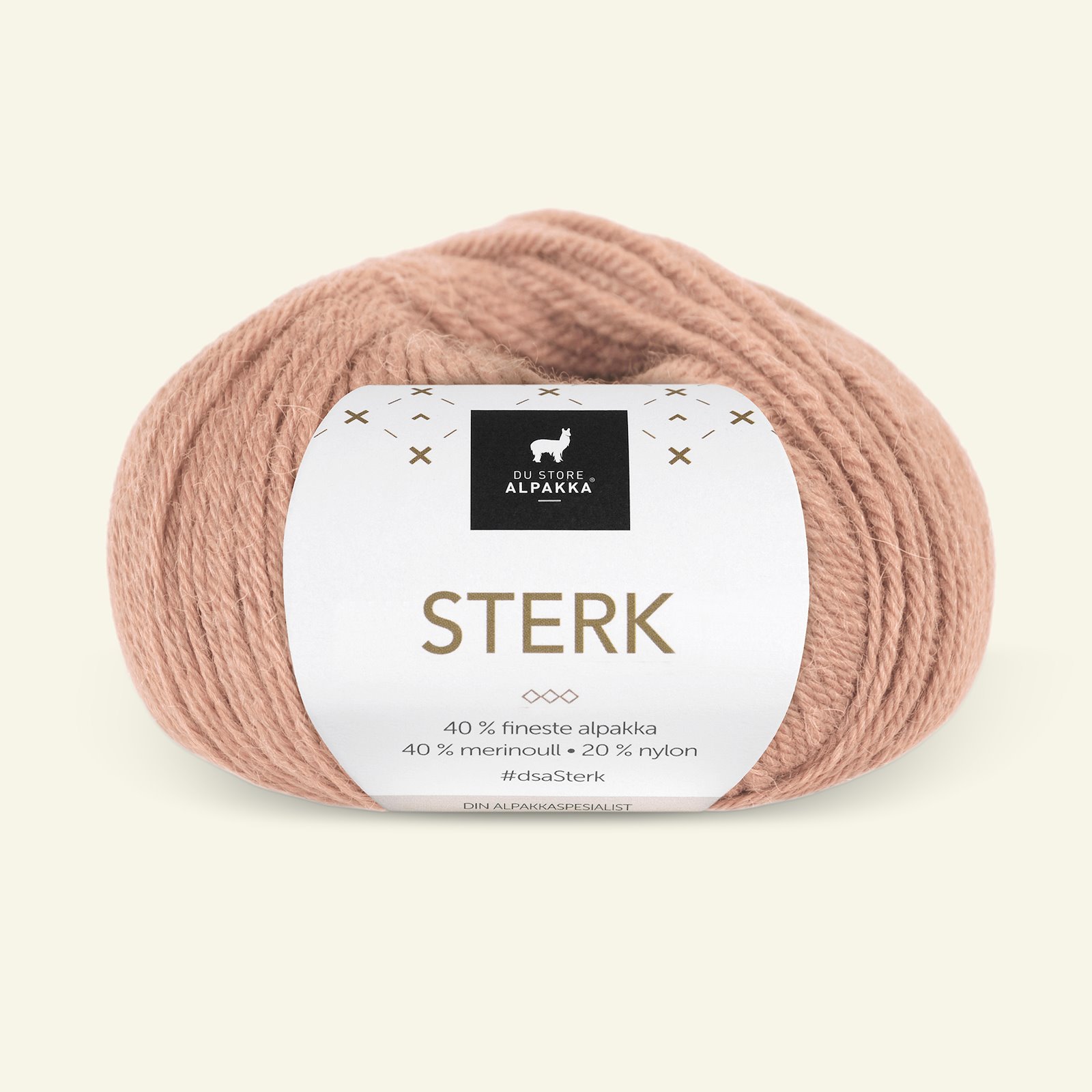 Du Store Alpakka, alpaca merino mixgarn "Sterk", lys karamel (911) 90000703_pack