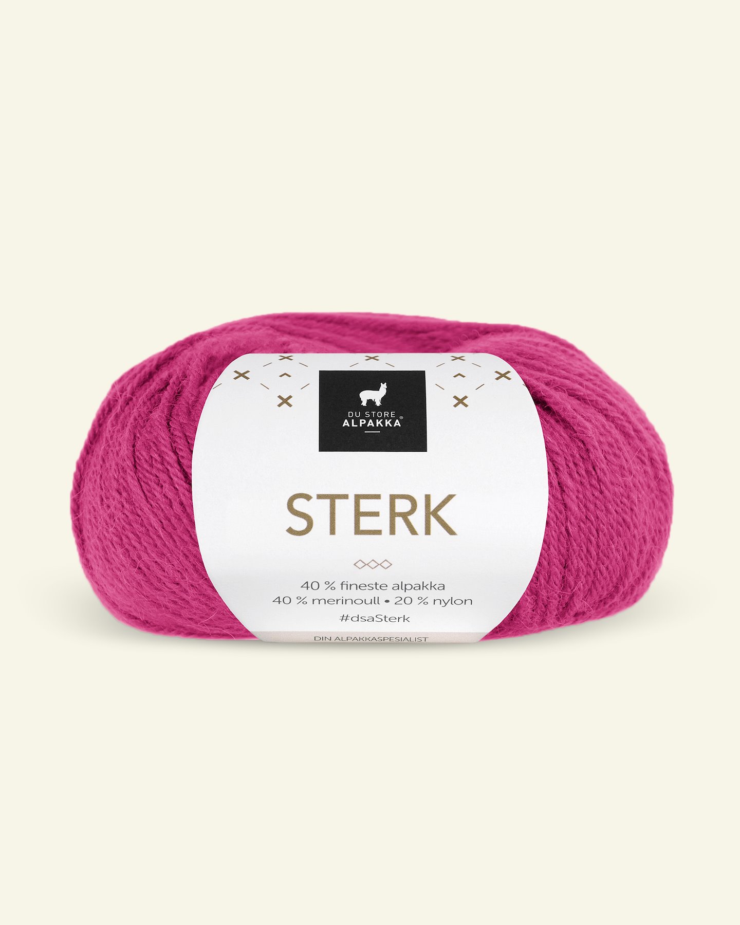 Du Store Alpakka, alpaca merino mixgarn "Sterk", pink (825) 90000666_pack