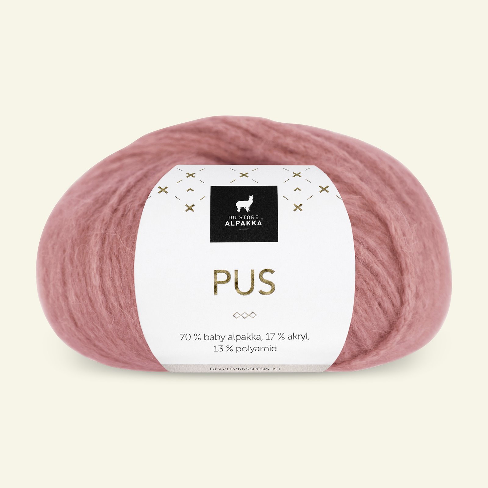 Du Store Alpakka, alpaca mixed yarn "Pus", antique rose (4046) 90000730_pack